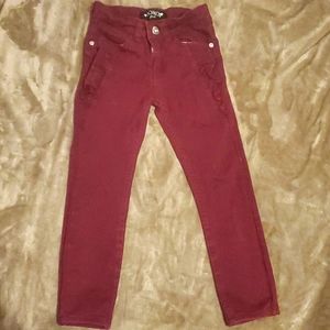 Girls Maroon jeans